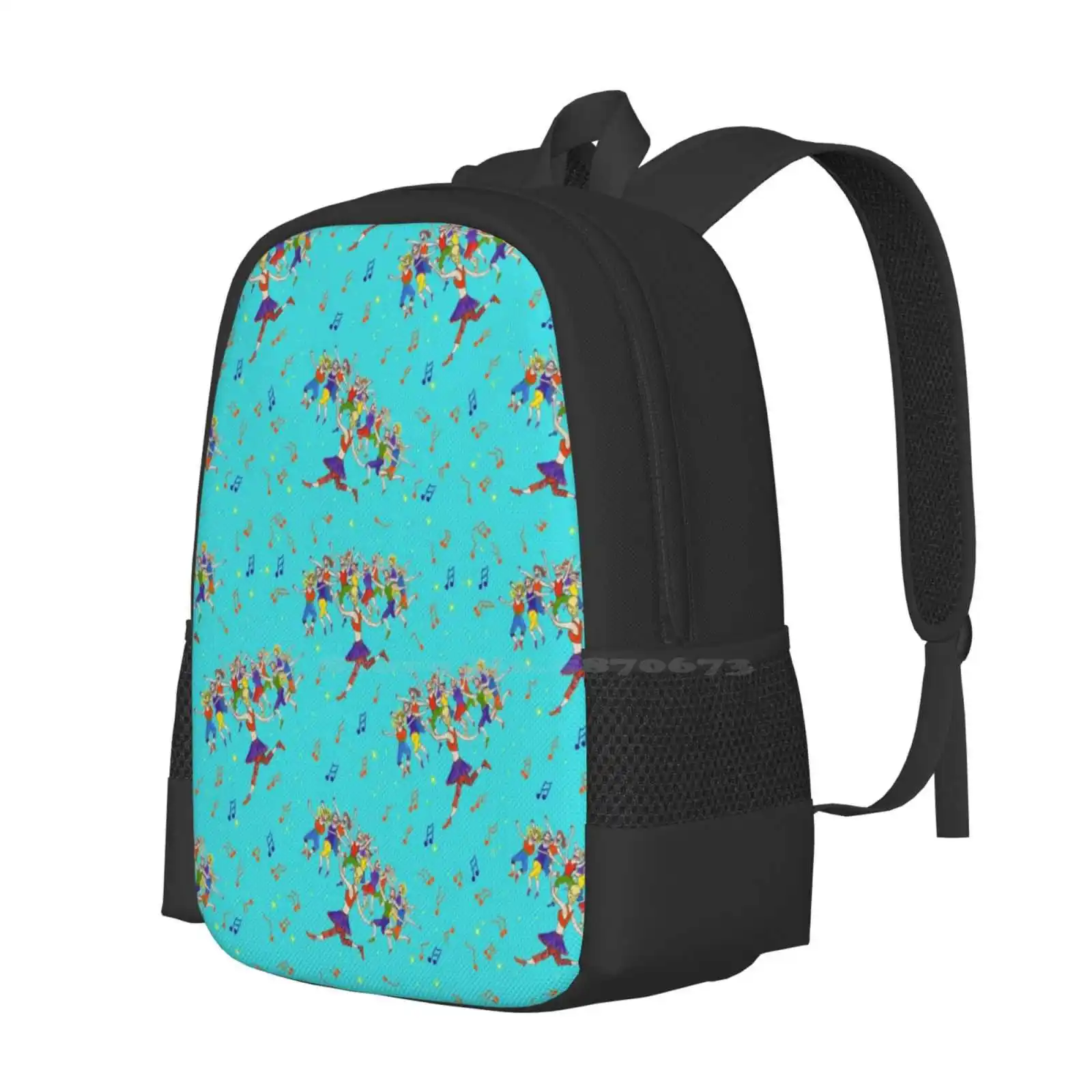 Ladies Dancing Exercise Hot Sale Backpack Fashion Bags Aprons Jigsawpuzzles Duffelbags Facemasks Ladies Latin Fun Happy Joyful