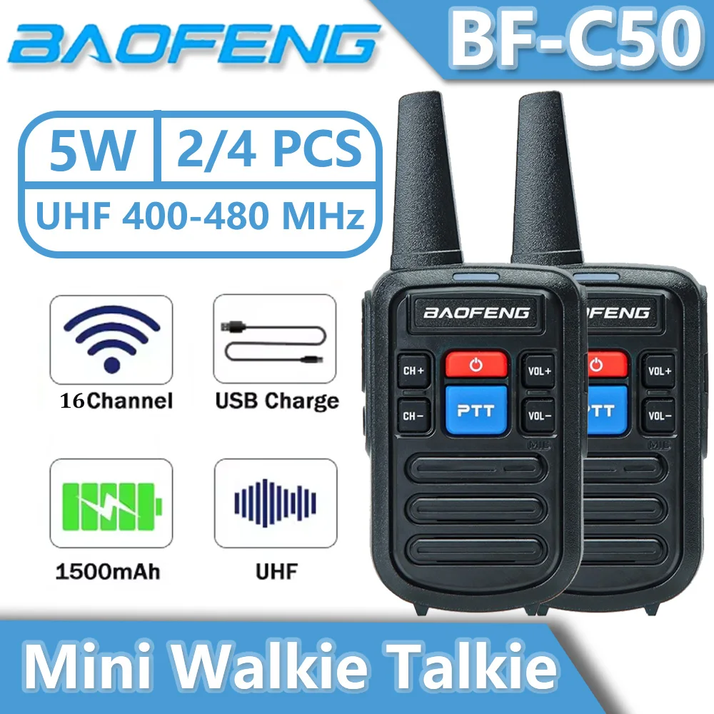 

baofeng BFC50 camping ptt long range walkie talkie Wireless set radios walki communication radio transceiver Two-way intercom