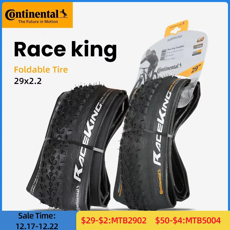 Continental Race King 29 Inch MTB TLR Tire Tubeless 29x2.2 Mountain Bicycle Folding Tyre Tubeless Ready