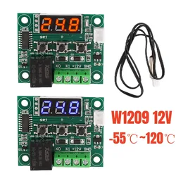 W1209 -55~120℃ Digital Thermostat High Precision  NTC Digital Display Temperature Controller Module Refrigeration Heating DC12V