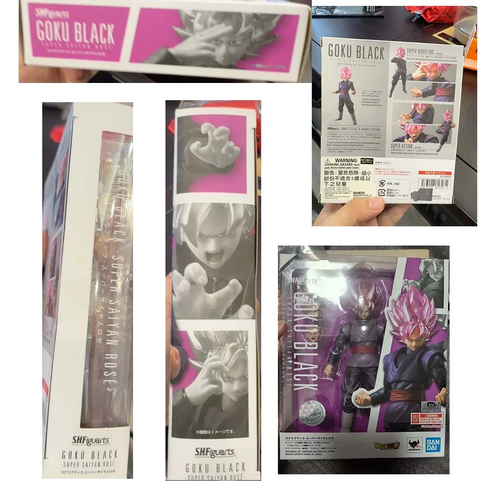 

BANDAI S.H.Figuarts Dragon Ball Super SAIYAN ROSE Goku Black Anime Model Action Figure Genuine Boxed Toy in Stock