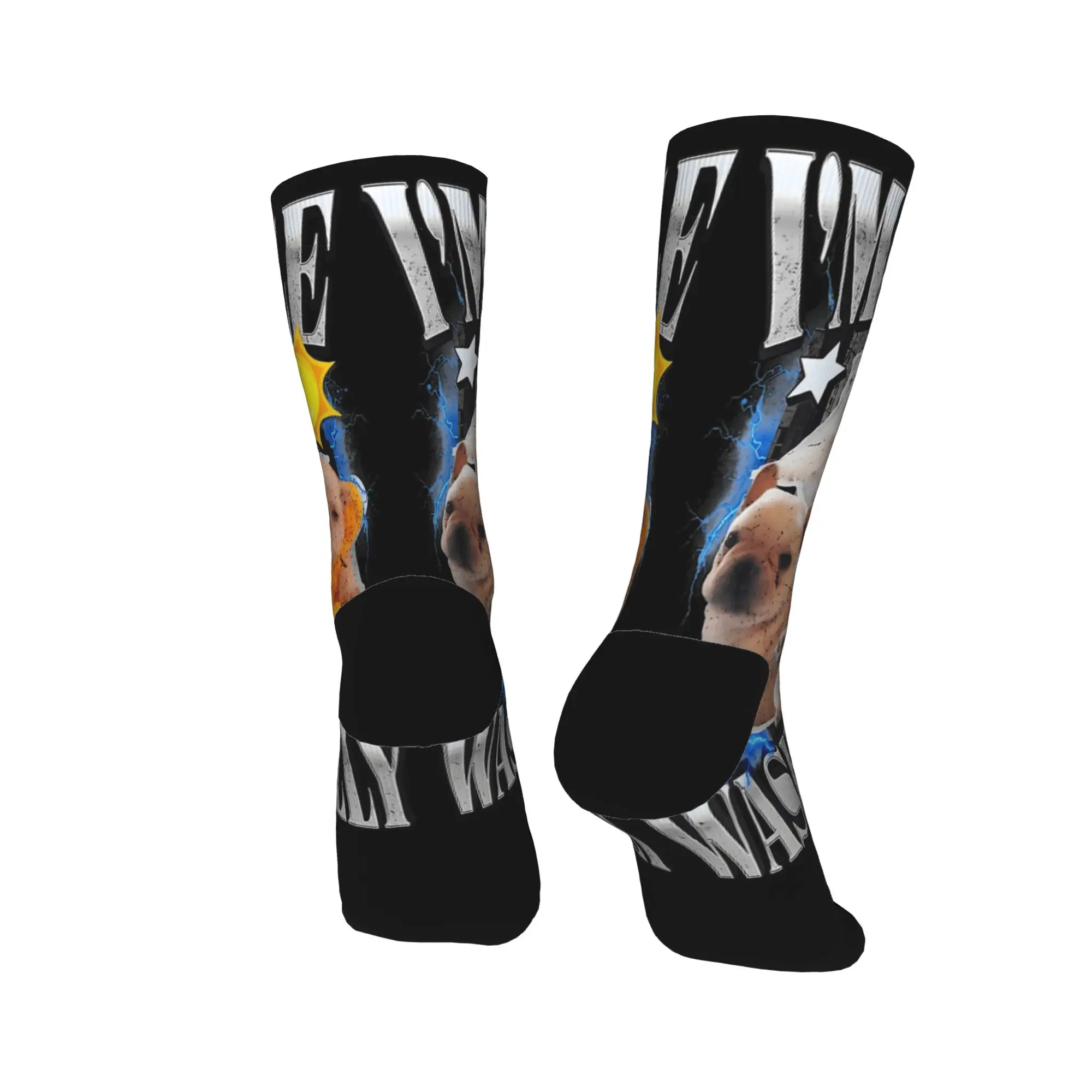 أنا Pibble الكلب جرو غسل بلدي البطن الجوارب الخريف جوارب الرجال عادية لينة تنفس الجوارب تصميم في الهواء الطلق عدم الانزلاق الجوارب #4