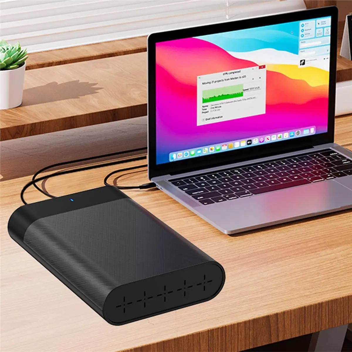 

Stable- 2.5/3.5 Inch SSD Case USB3.0 Hard Drive Enclosure SATA to USB3.0 Reader 5Gbps 28TB Adapter RGB SSD Box for PC US Plug