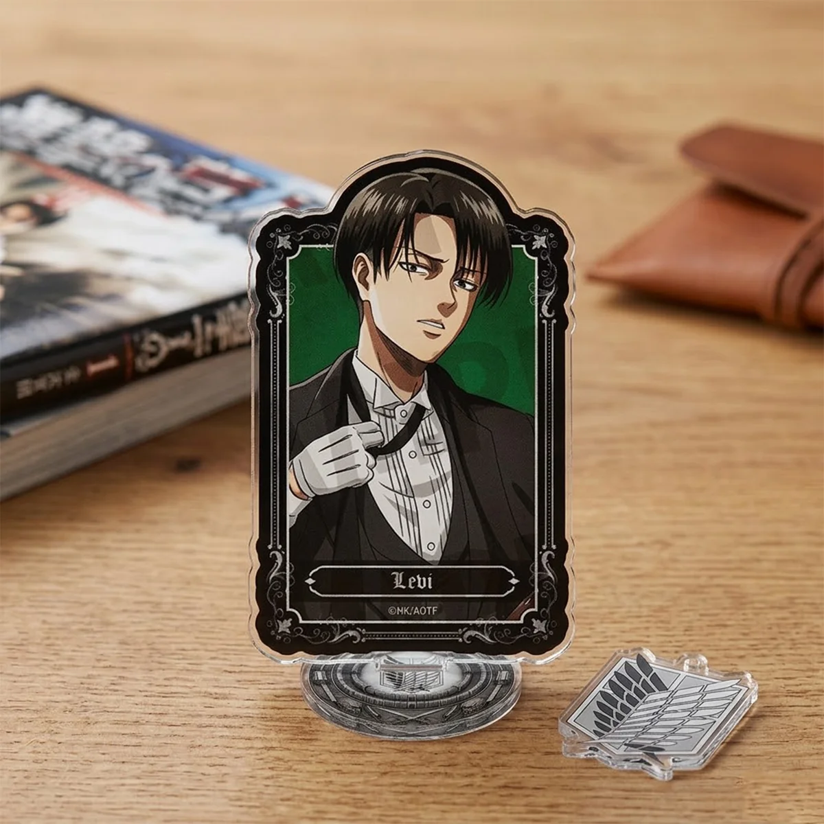 Anime Attack on Titan 15cm Acrylic Stand Set, Lev Collectible Merch, Halloween Gift, Desk‑ornament for Fan Display Keychain