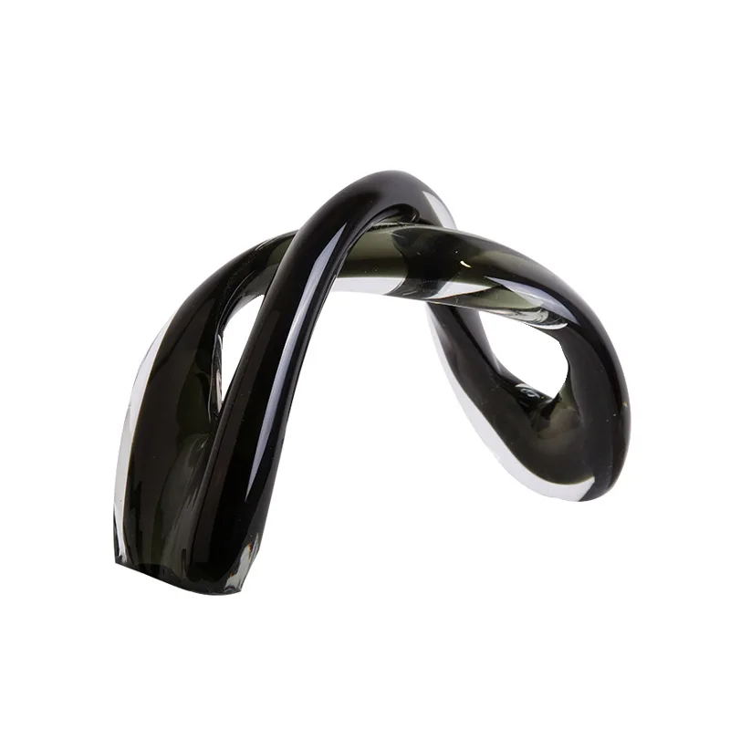 

About black and white handmade glass fork ornament home living room desktop jewelry