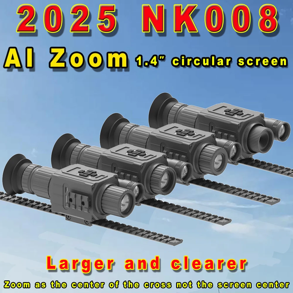 

Megaorei NK008 Night Vision Scope 850nm/940nm IR Hunting Camera Telescope Monocular 5x Digital Zoom 1080P Video Photo Record