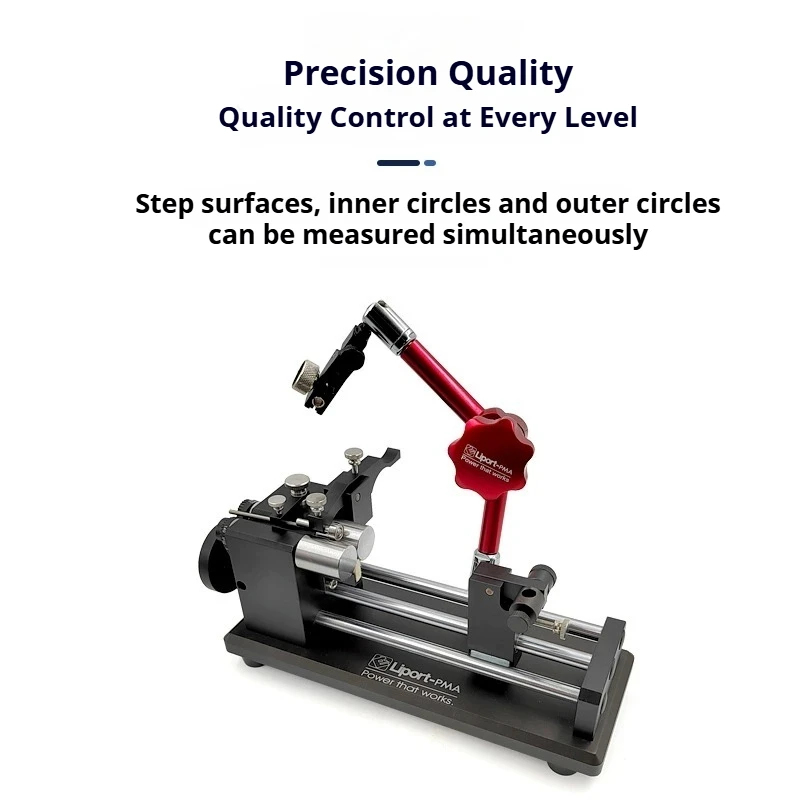 Concentricity Tester Meter Shaft Concentricity Gage Deflection Measuring Instrument Customized Size Avaiable Accuracy ± 2 μ m