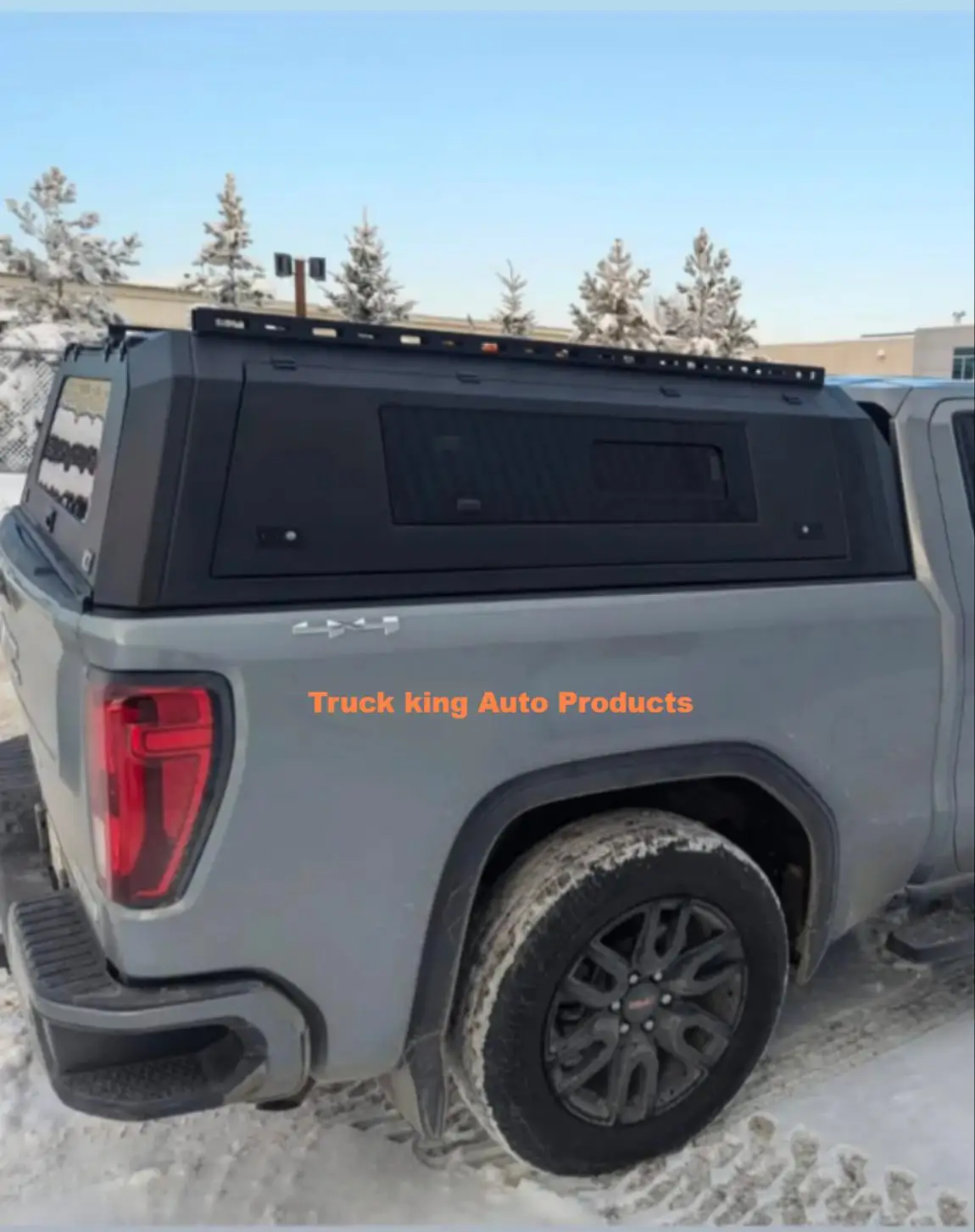 

Pickup Truck Bed Topper Caps Waterproof Custom-fit Pickup Hard Top Canopy Camper For GMC Sierra Chevrolet Silverado