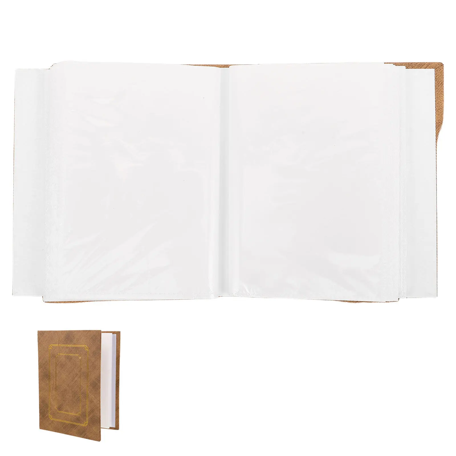 Presentation Book Display Multi-Functional Binder Plastic Sleeves for Photo Albums Document Files Artwork Portfolio Folder