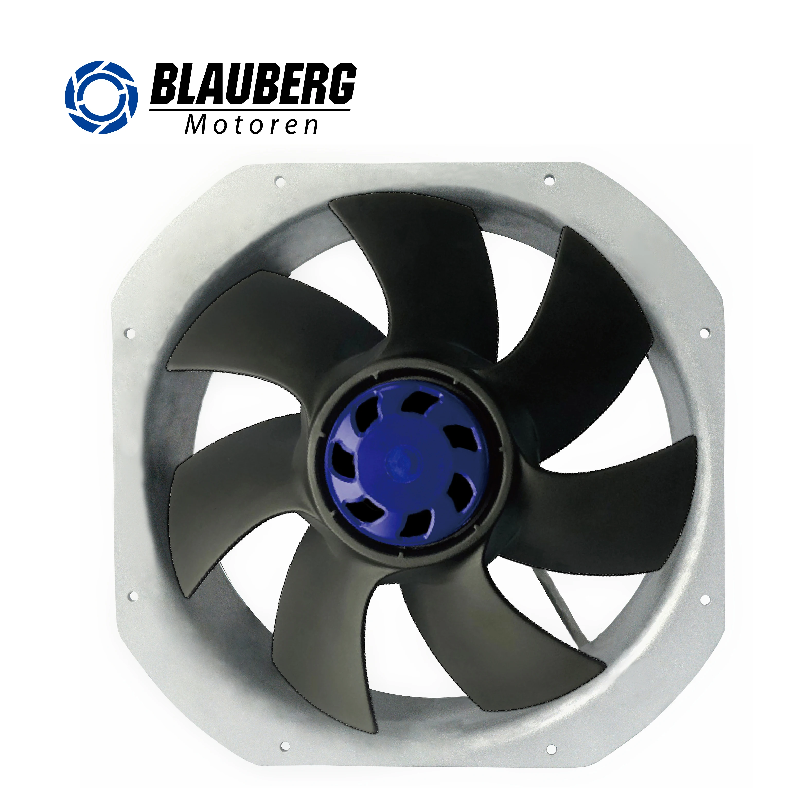 High Efficiency 200mm EC Exhaust Axial Fans 115V 115W IP55 AC Current Duct Mountable Centrifugal Fan