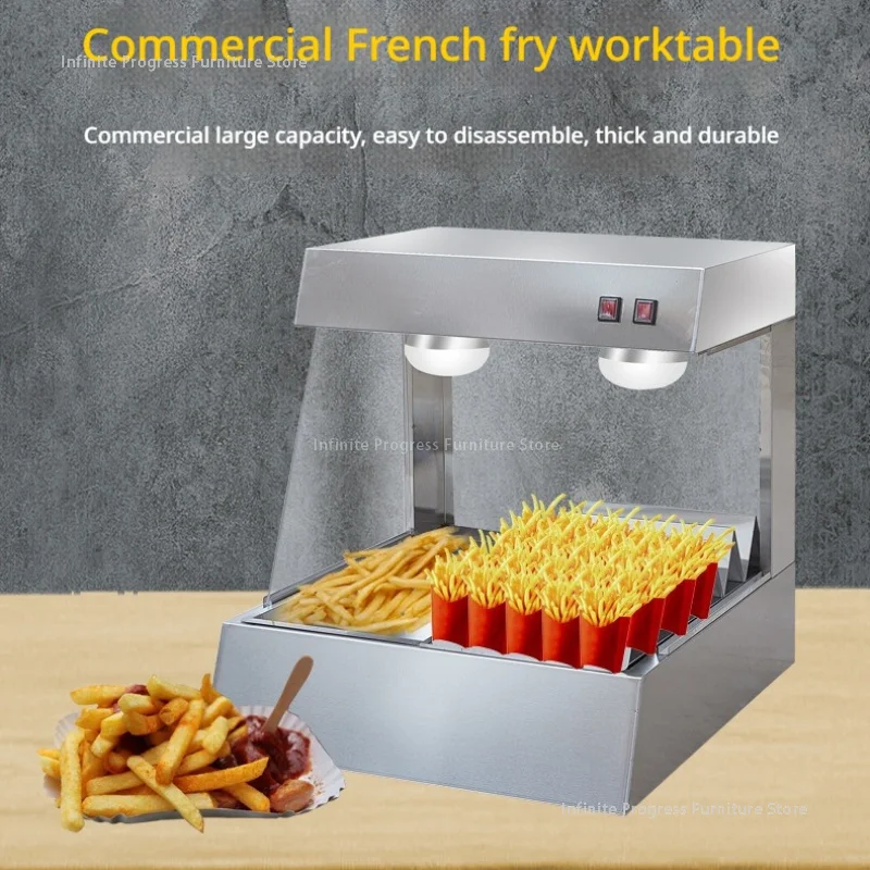 Kitchen Furniture Heating Cabinet Western Restaurant Bakery Hamburger Heating Cabinet Modern Metal Värmkabinett MH40BWJ