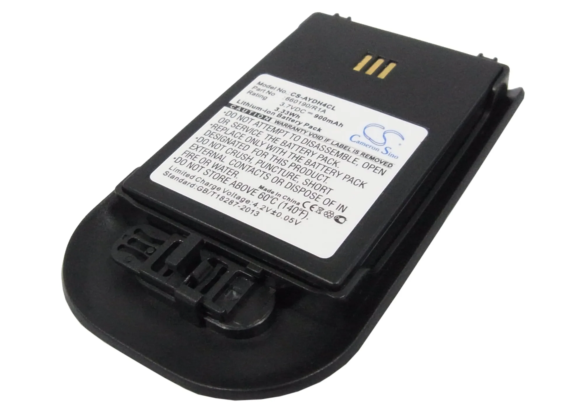 CS 교체 배터리, 이노폰 IP62, IP63, 900mAh, 3.33Wh 무선 전화기용