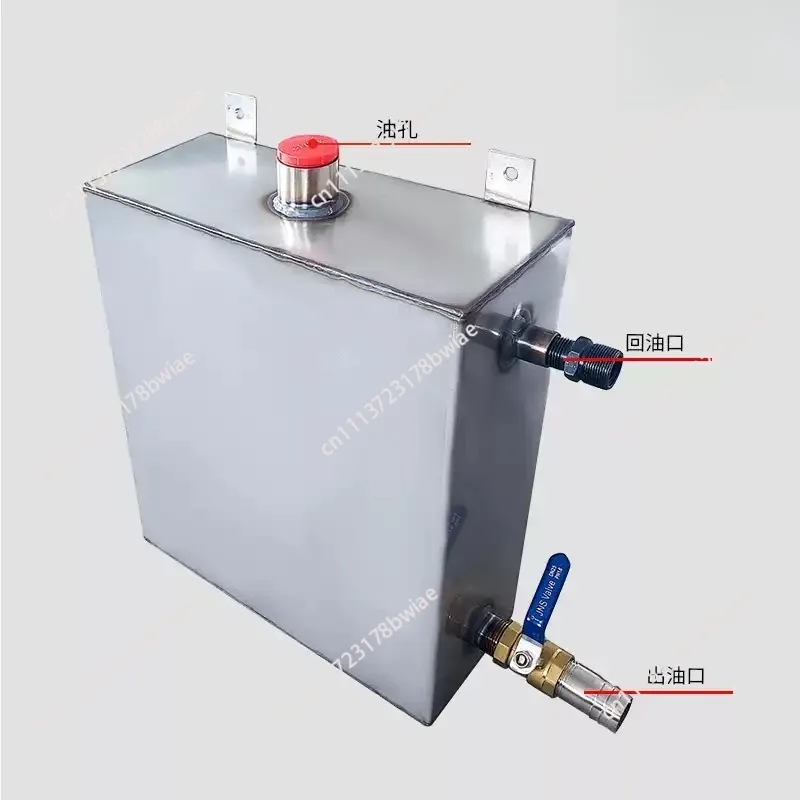 Hydraulic oil tank, marine hoist accessories, 304 stainless steel oil tank