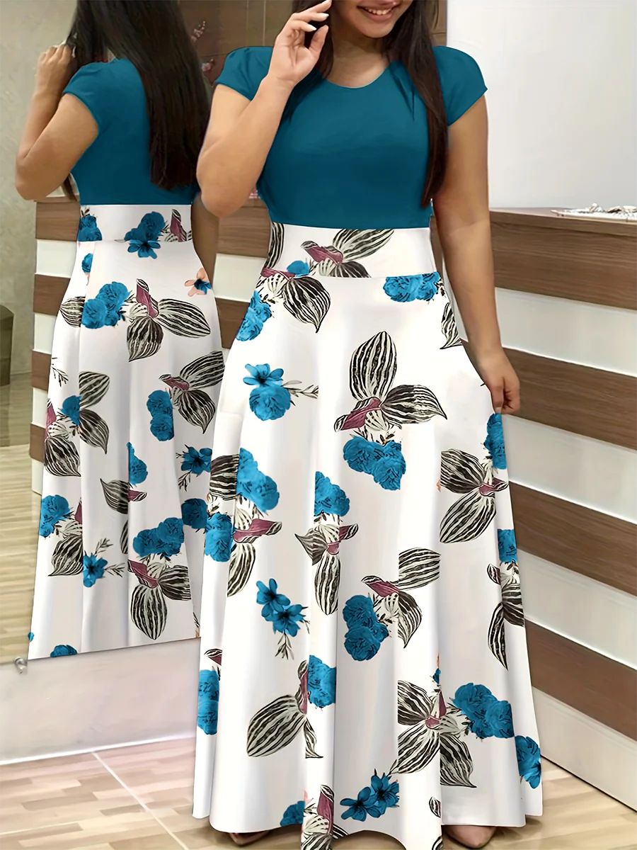 Vestido Feminino Plus Size com - Romper Floral Print avaliação e preço