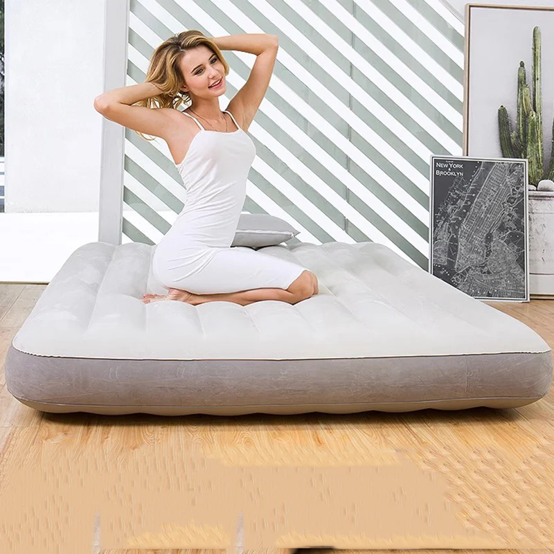 

Pump Portable Inflatable Bed Twin Size Queen Comfortable Lazy Inflatable Bed Home Adults Fotel Dmuchany Garden Furniture Sets