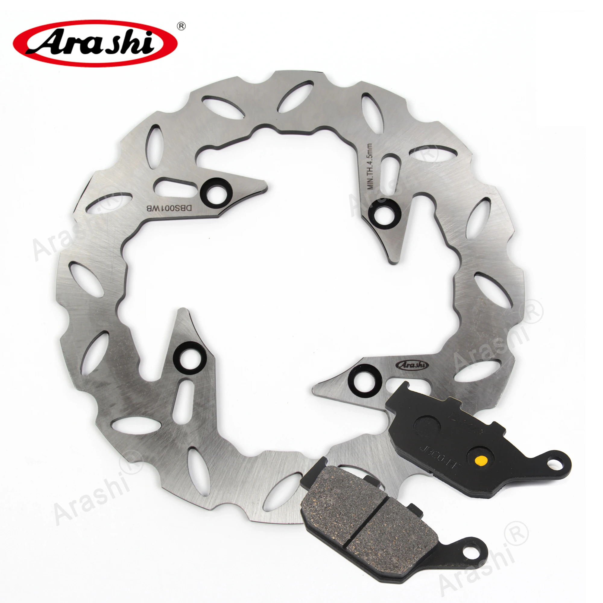 

Arashi CNC Rear Brake Disc Rotor Disk Brake Pad For HONDA XL 700 V XL700V Transalp ABS 2008 2009 2010 2011