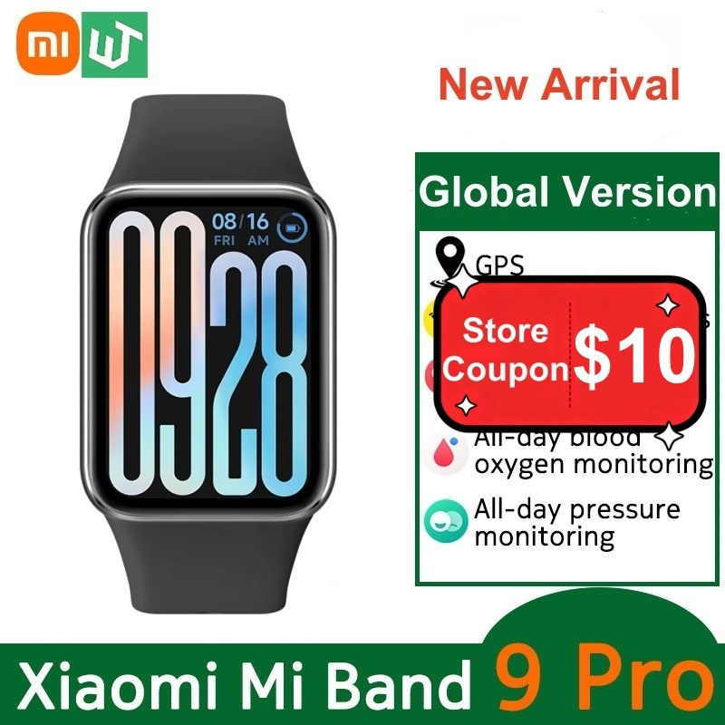 Global Version Xiaomi Smart Band 9 Pro Wristband 1.74" AMOLED Display Blood Oxygen Sport GPS Heart Rate Bracelets Mi Band 9 Pro 
