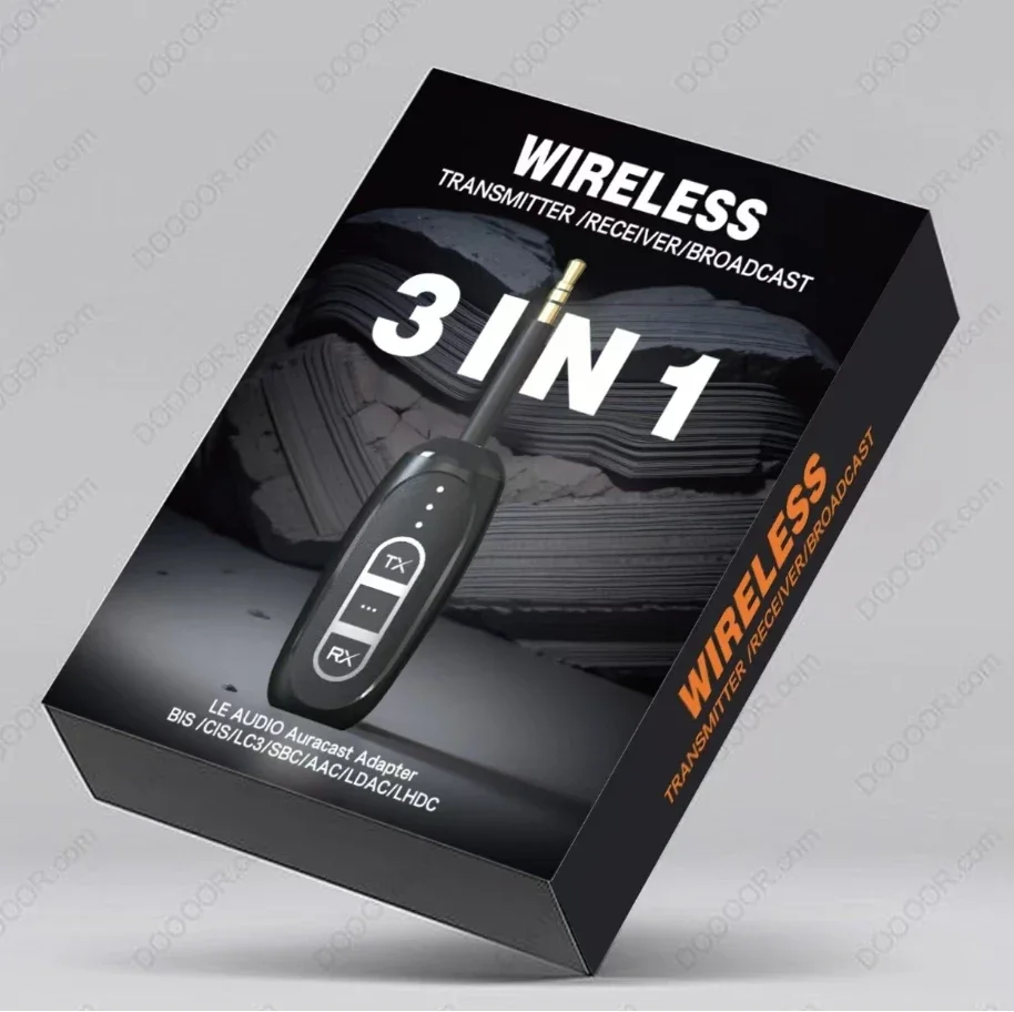 

LE515MAX 3-in-1 Bluetooth 5.4 Audio Adapter | TX RX & Broadcast Mode | 3.5mm Jack | Wireless Music Streaming