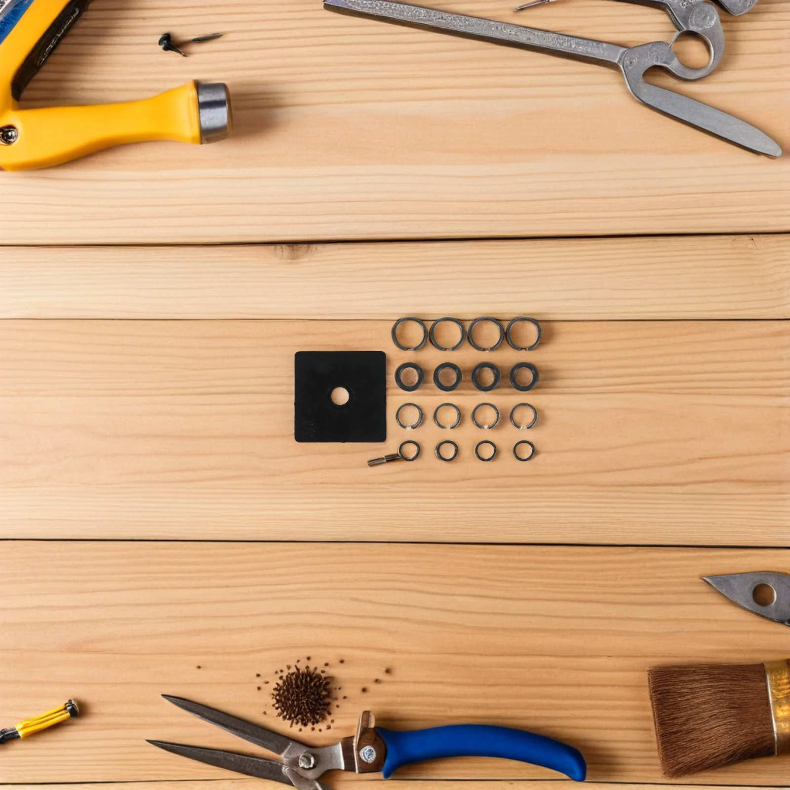 17pcs 1/2” 3/8” O-Ring Replacement Pneumatic Fast Change System Durable Ergonomic Handle Sealing Performance Air Leakage