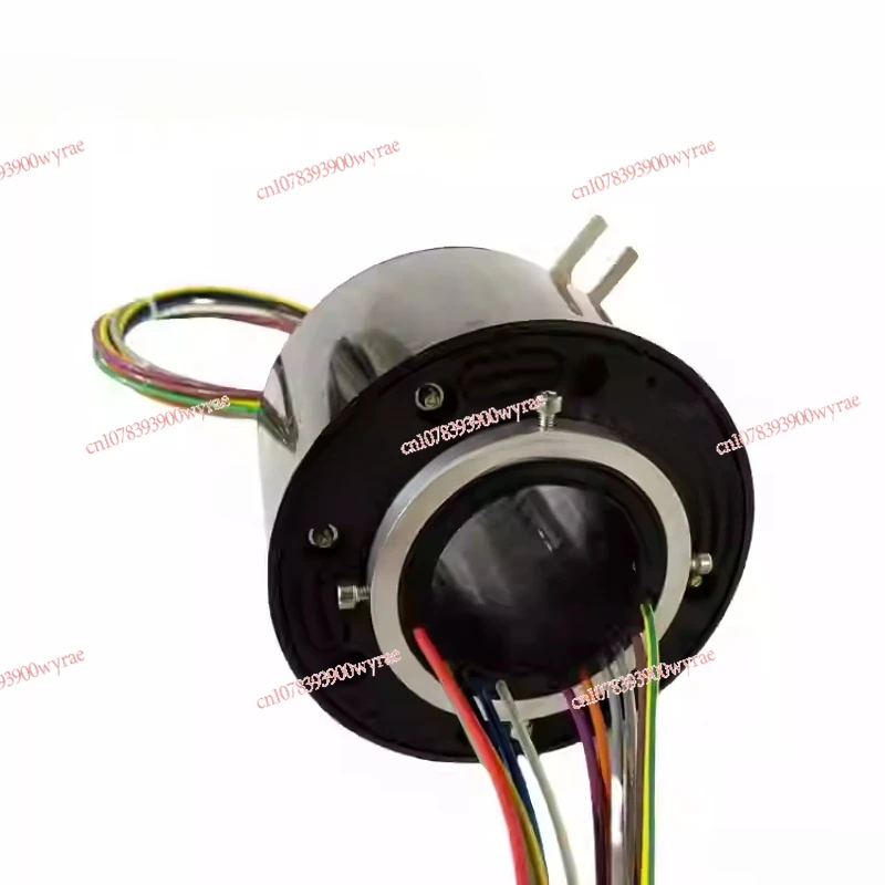 Through hole pneumatic conductive slip ring, pneumatic electric slip ring, electrical 360 degree rotatable cable reel