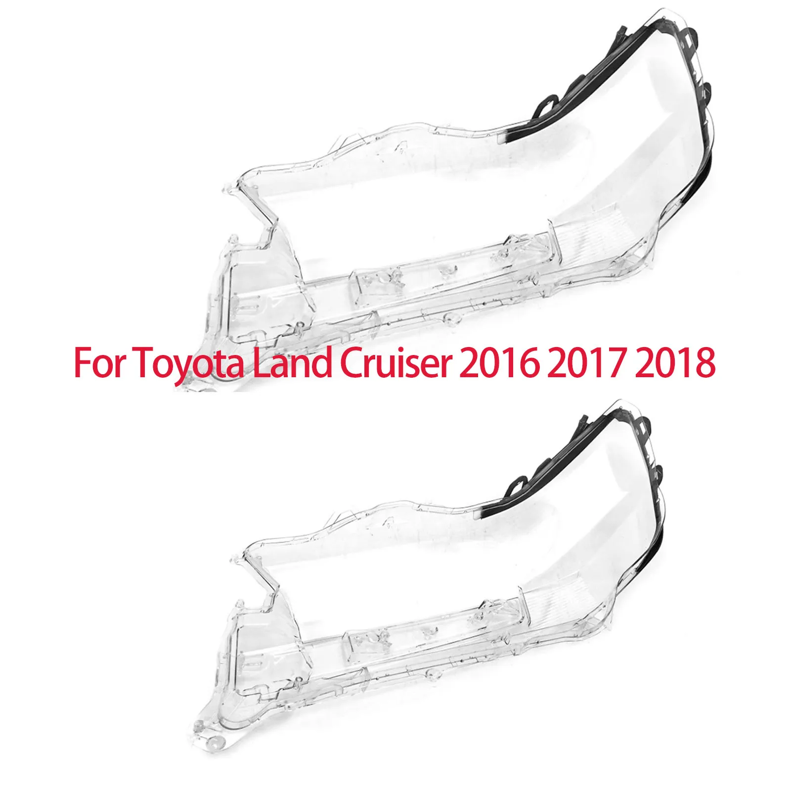 

Headlight Glass For Toyota Land Cruiser 2016 2017 2018 Transparent Lampshade Auto Parts Headlamp Shell Car Accessories