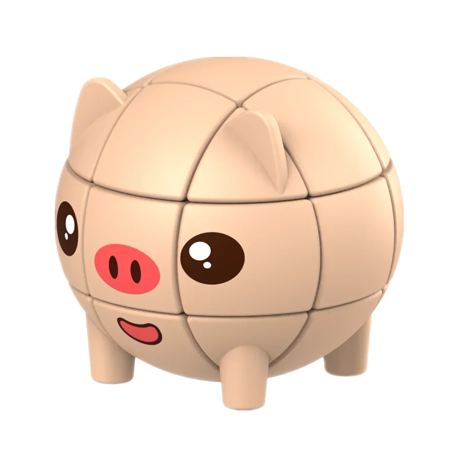 جميل ثلاثية الأبعاد الكرتون الحيوان تصميم 3x3 متعة الإبداعية المكعب السحري زخرفة 3x3x3 لغز كوبو ماجيكو مكعبات عيد ميلاد أفضل الهدايا للأطفال