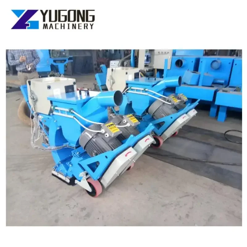 Asphalt Pavement Shot Blaster Horizontal Movable Concrete Floor Shot Blasting Machine Mobile Steel Plate Shot Blasting Machine