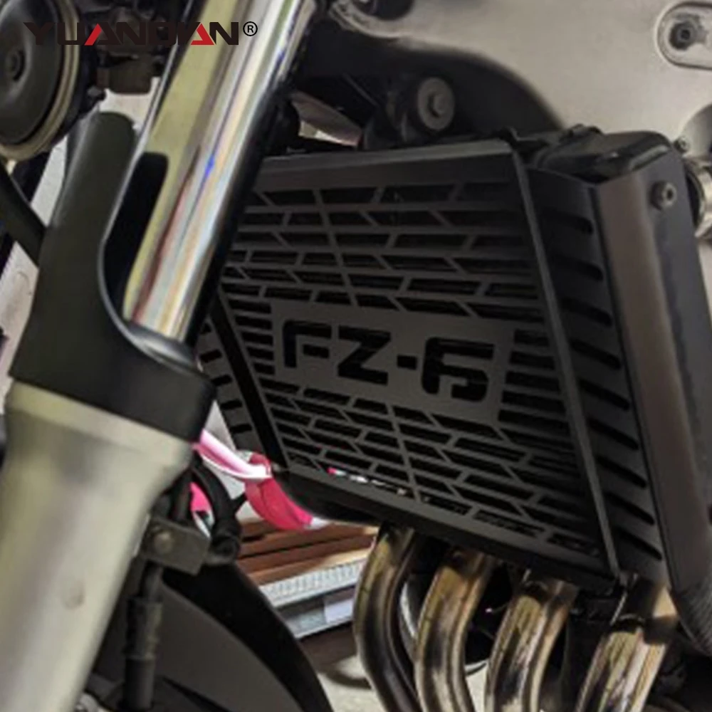 

For Yamaha FZ6 FZ 6 FAZER 2006 2007 2008 2009 2010 Motorcycle Radiator Guard Grille Grill Cooler Cooling Cover Protection FZ-6