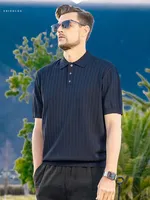 Enjeolon | Áo Polo Nam Dệt Kim Phong Cách Thường Ngày