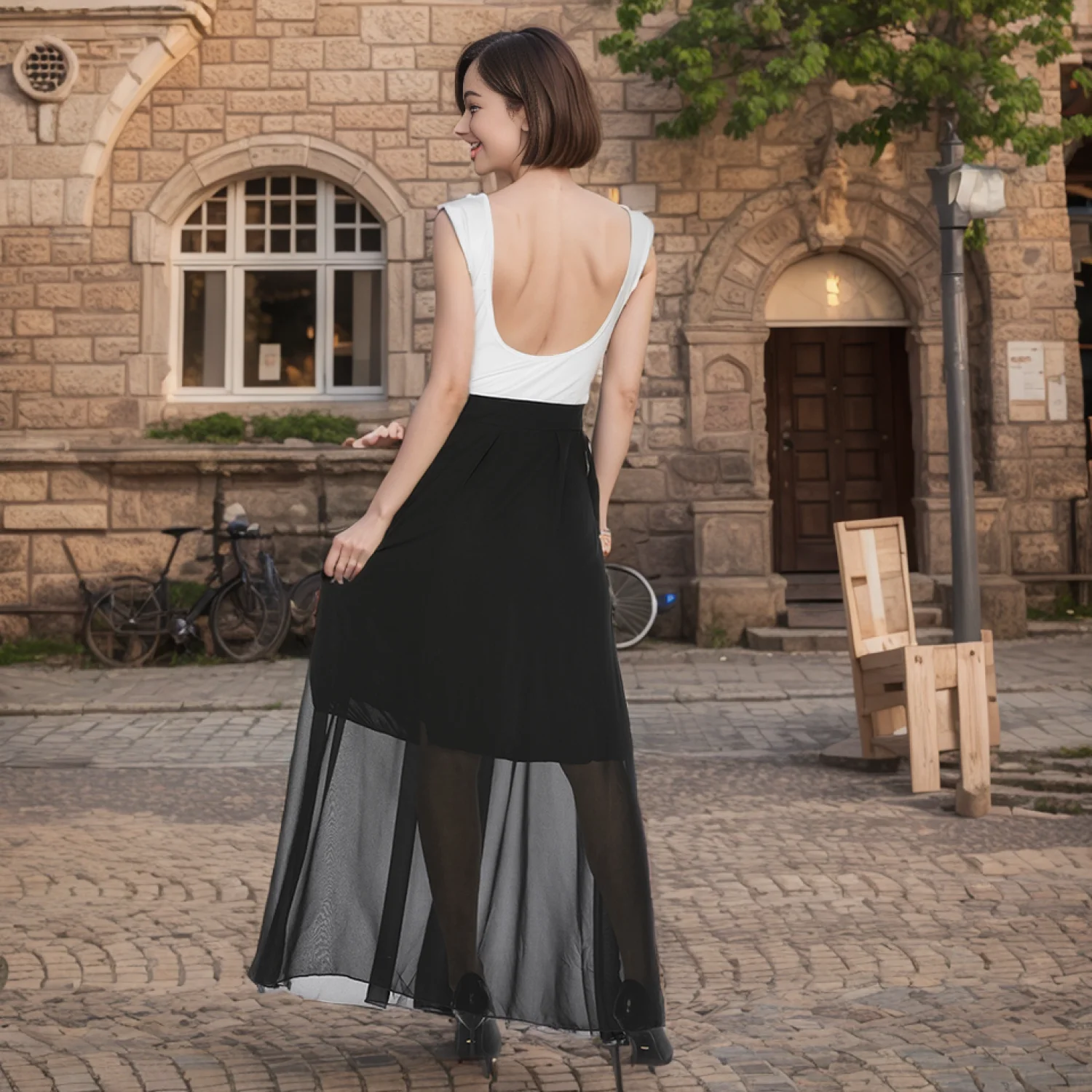 

Summer Rivet Chiffon Maxi Dress Ladies Sleeveless Hollow Out Long Sundress Beach Evening Party Dresses Female Elegant Vestidos