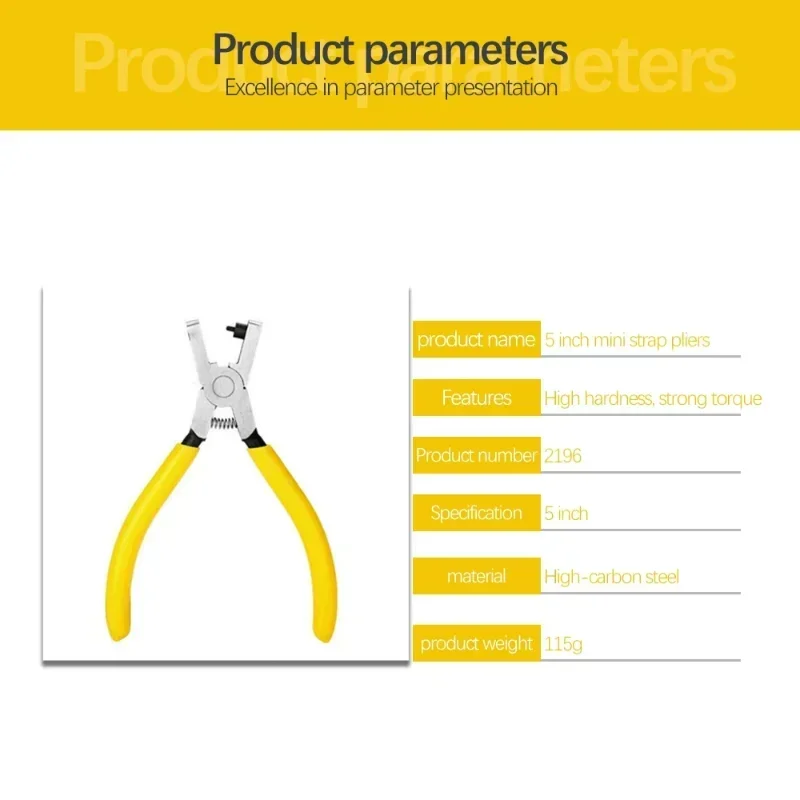 1pcs 2026New model Practical Watch Belt Pliers, Tape Punch, Punch Pliers, Tag Punch, Watch Strap Punch 2mm