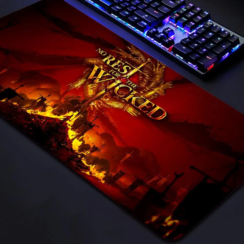 

Popular role-playing adventure game No Rest for the Wicked Mouse Pad Large Size Office Desk Protector Mat kawaii PU Leather desk