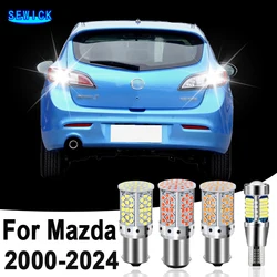 2pcs LED For Mazda 3 BK BL BM BN 5 6 GH GJ CX-7 ER CX-9 TB MX-5 NB ND RX-8 SE FE Reverse Light Backup Bulb Accessories