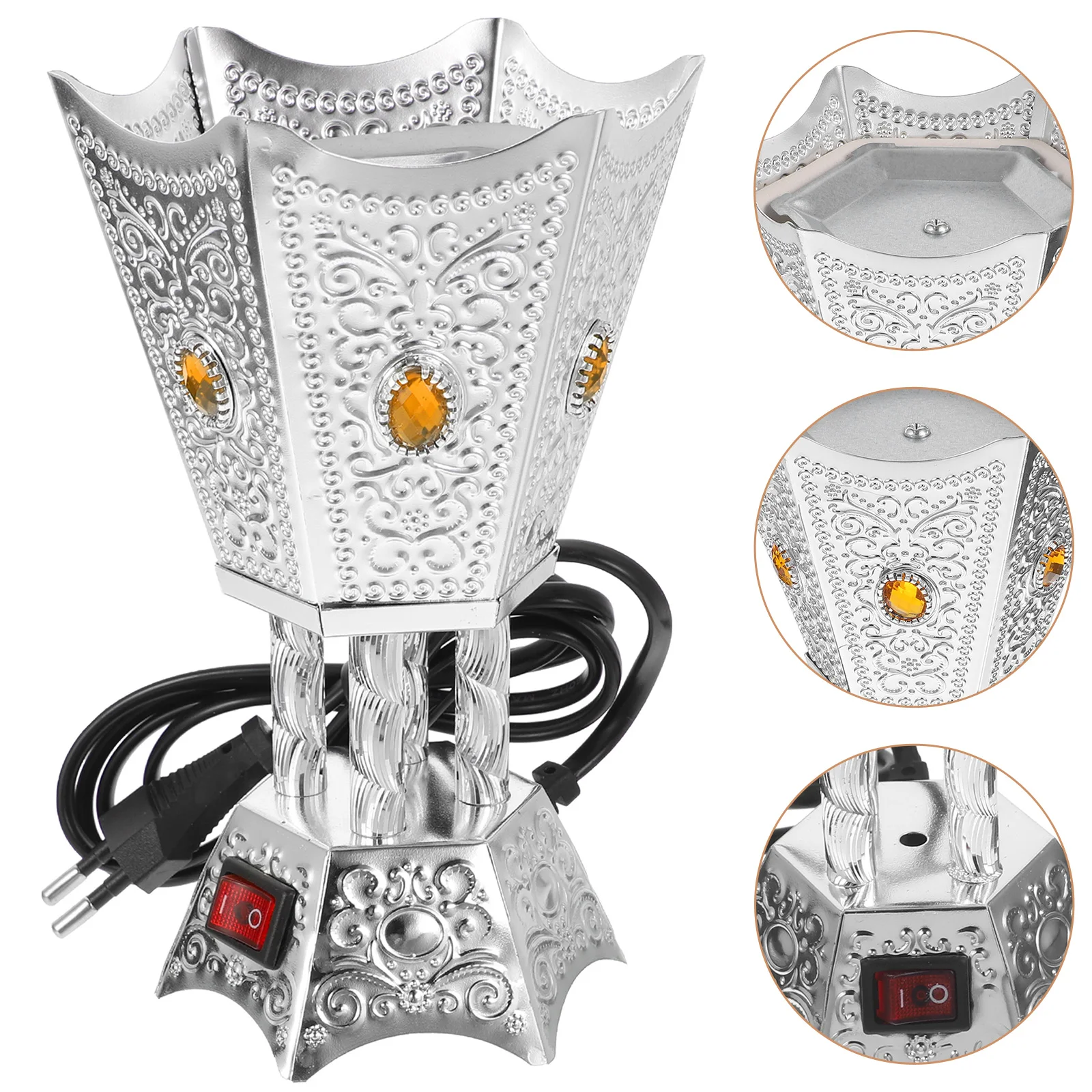 

Incense Burner Vintage Metal Plug In Aroma Therapy Holder For Home Decor Retro Incense Burner For Decoration Censer