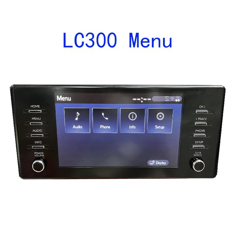 Toyota LC300 land cruiser original factory oem car radio with carplay andriod auto buletooth tunner center control Multimedia