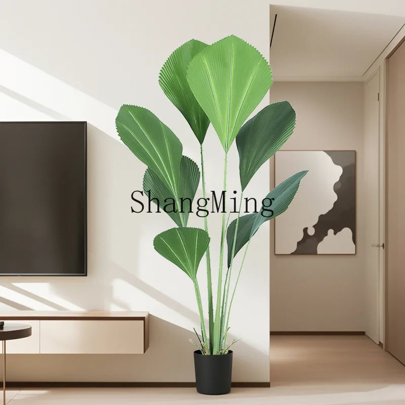 

CL Artificial Green Plant Sumatran Indoor Living Room Floor Potted Plant Ornament Hotel Mall Large Bionic Plant Decoration