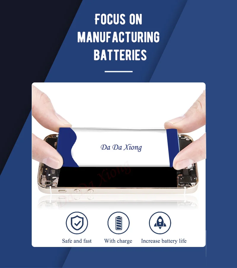 DaDaXiong-Li-Polymer Battery Replacement for Xiaomi POCO M2 Pro, Redmi 9A, 9C Smartphone Batteries, Free Tools, 5500mAh, BN56