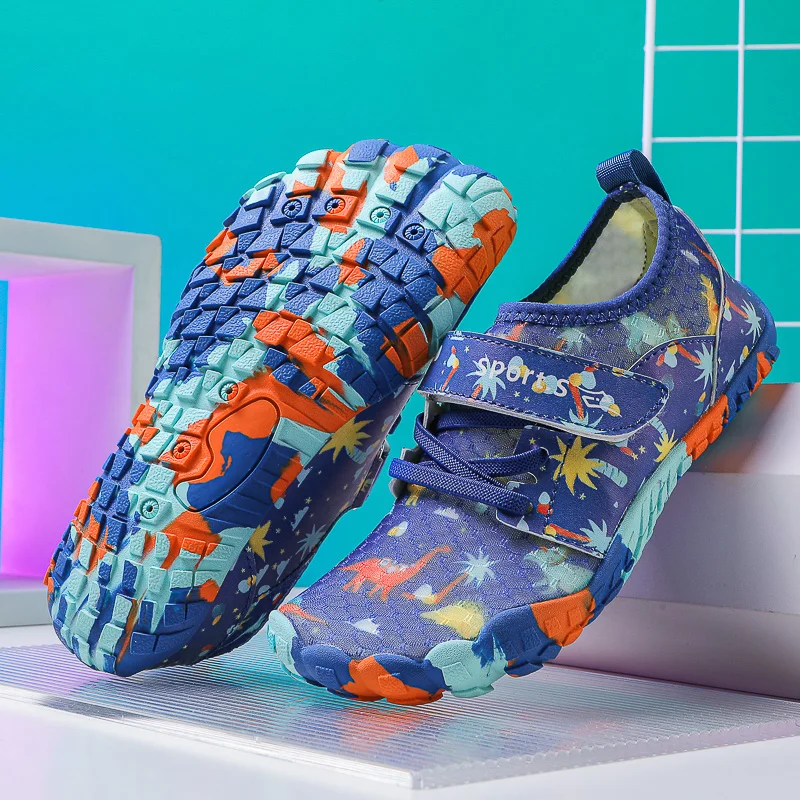 

Childrens River Tracing Shoes New Colorful Breathable Soft Vacation Beach Swimming Shoes Student Quick Drying Water Sports Shoes
