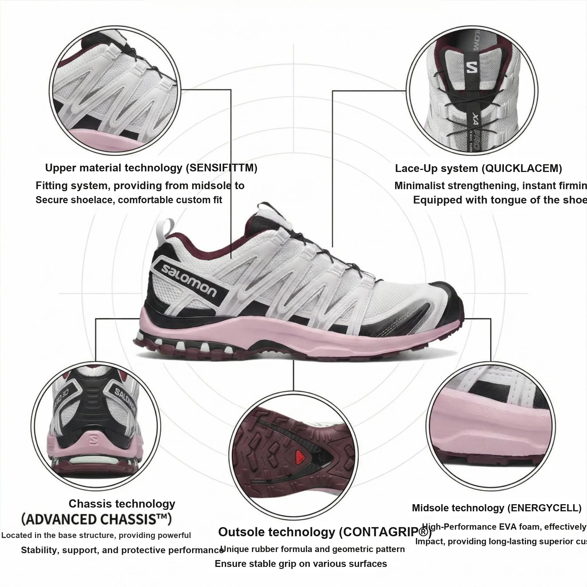 SALOMON XA PRO 3D Zapatillas d - Salomon Shoes Xa Pro 3D reseña y precio