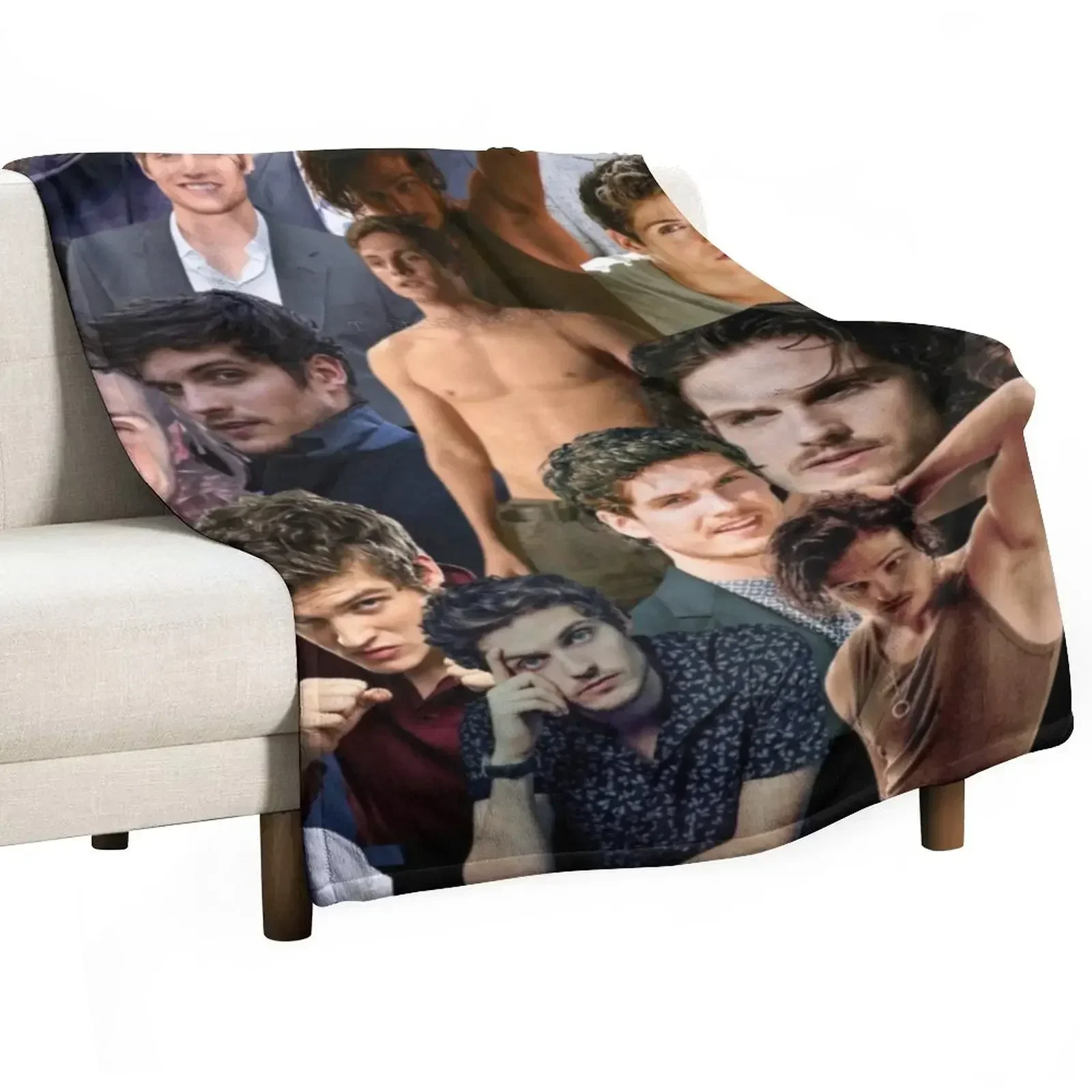 

daniel sharman photo collage Throw Blanket Luxury St cosplay anime Hairys Blankets