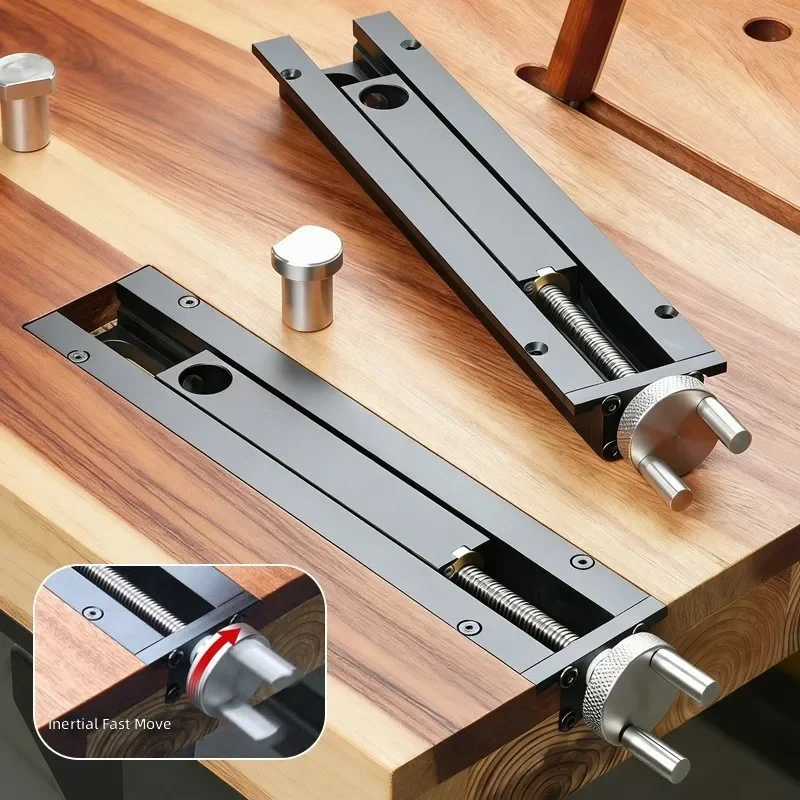 Woodworking Table Vise Clamp DIY Tail Pliers Pressing Clamp Tabletop Workbench Holder for Craftsman Tool Accessory
