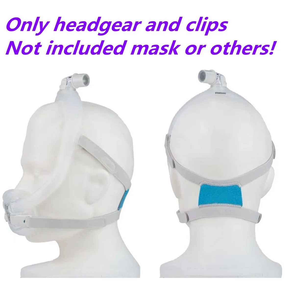 Replacement Headgear Strap with Clips Compatible for AirFit F30I,F30I Headgear with Stronger Elasticity HOT