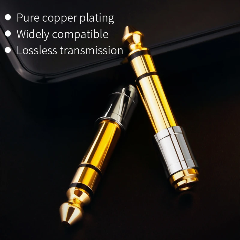 1PCS 3.5 To 6.35 Audio Adapter 6.5mm To 3.5mm Jack Converters Male Female Connector Headphone Plug 6.3mm 6.5mm Converter Plug