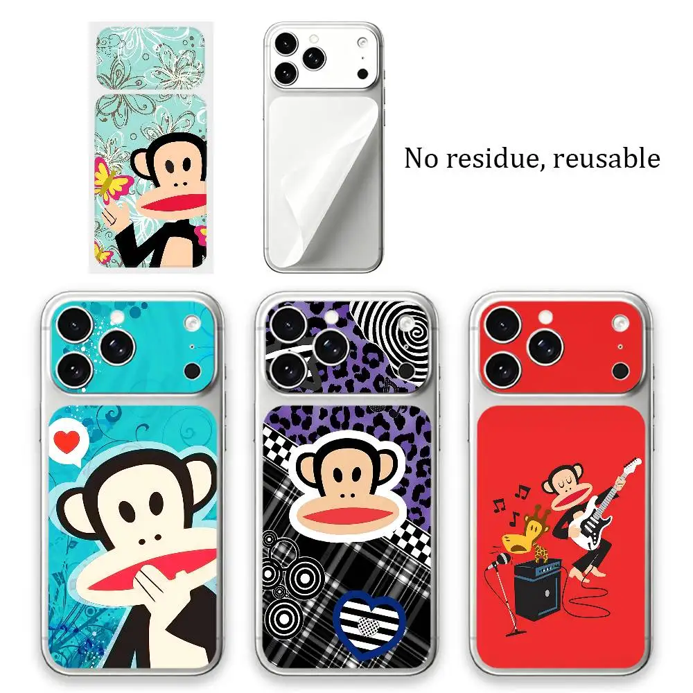 Película Protetora Traseira de Cobertura Total P-PaulS Monkey F-FrankS para iPhone 17 Pro Max, Película Protetora Resistente a Riscos