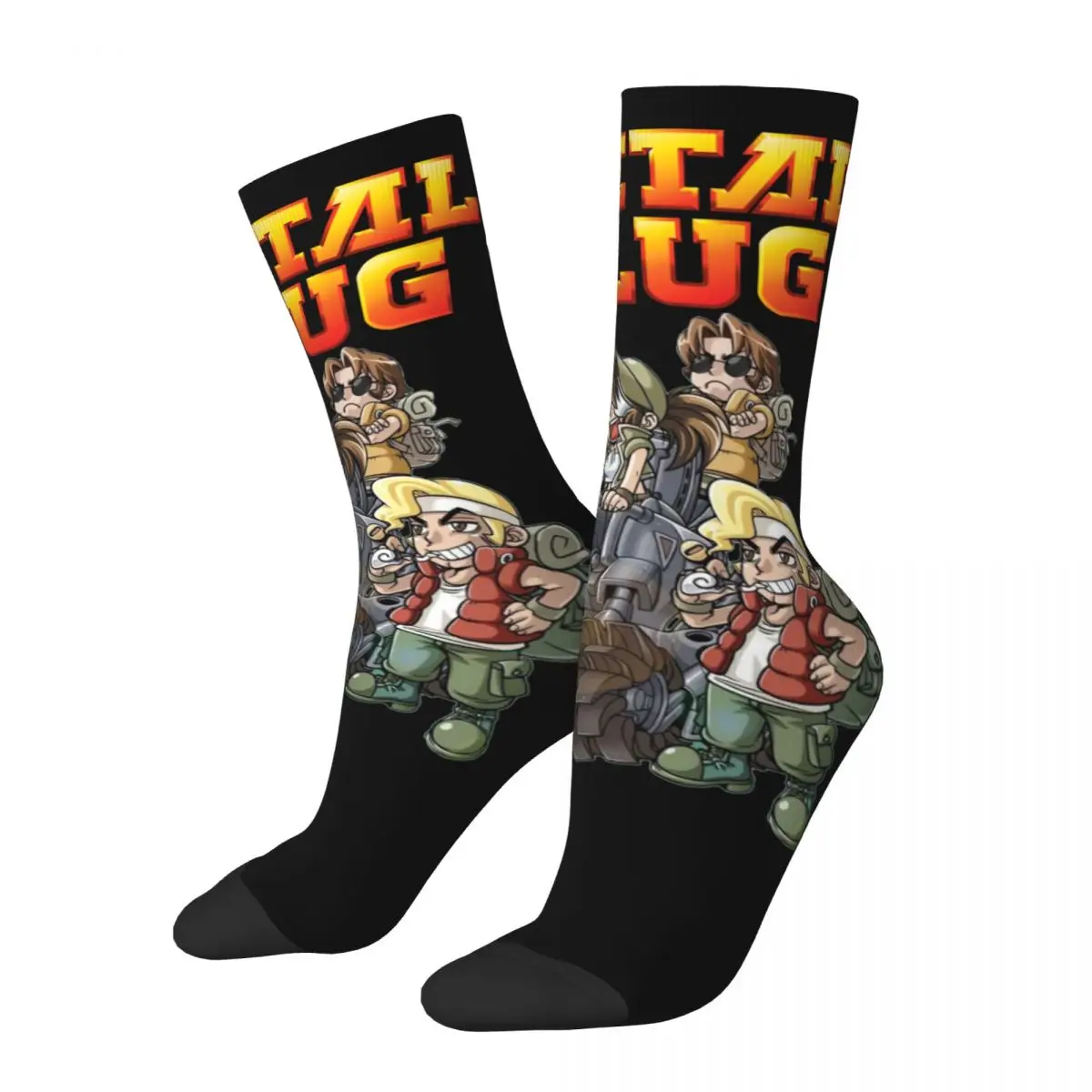 Mode Metall Slug Team Gemütliche Socken Zubehör Alle Saison Klassische Spiel Baumwolle Lange Socken Schweiß Absorbieren Überraschung Geschenk für Unisex