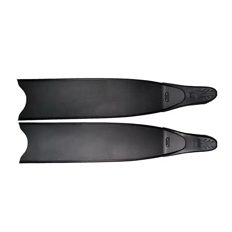 

Custom Professional 100% Carbon Fiber Long Diving Fins Flippers for Freediving And Swimming