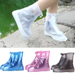 1 Pairs Rain Boots Reusable Latex Waterproof Shoes Covers Slip-resistant Rubber Rain Boots Outdoor Rainy Days Shoes Accessories