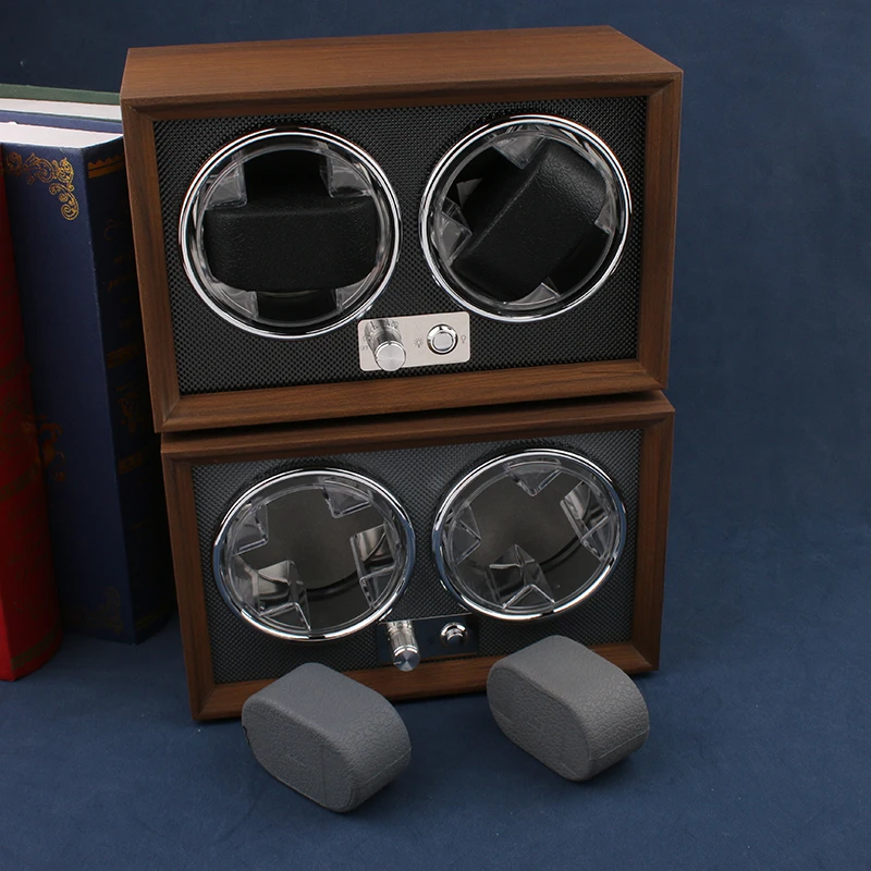 Watch Winder for Wine Cabinet Decoration Wood Retro Full-automatic Mechanical Watch Shaker Household Mute Winder Box