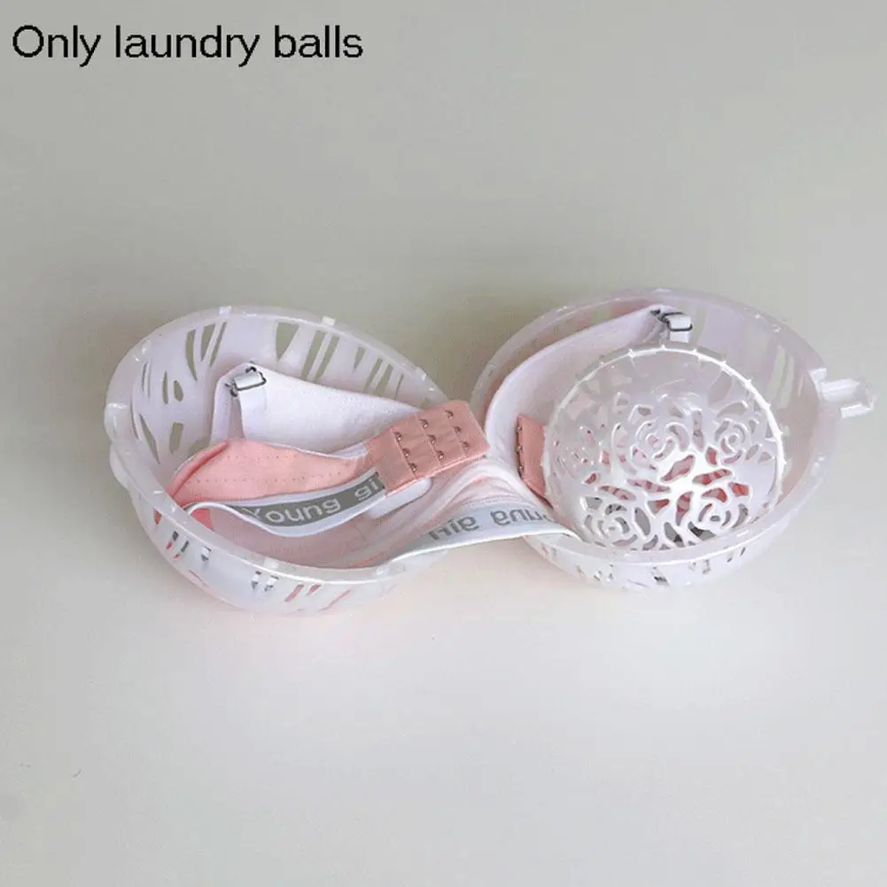 New Laundry Wash Washer Washing Ball Bra Double Tool Practical For Laundry Bubble Ball Home Women Convenient Saver Clean O4X4