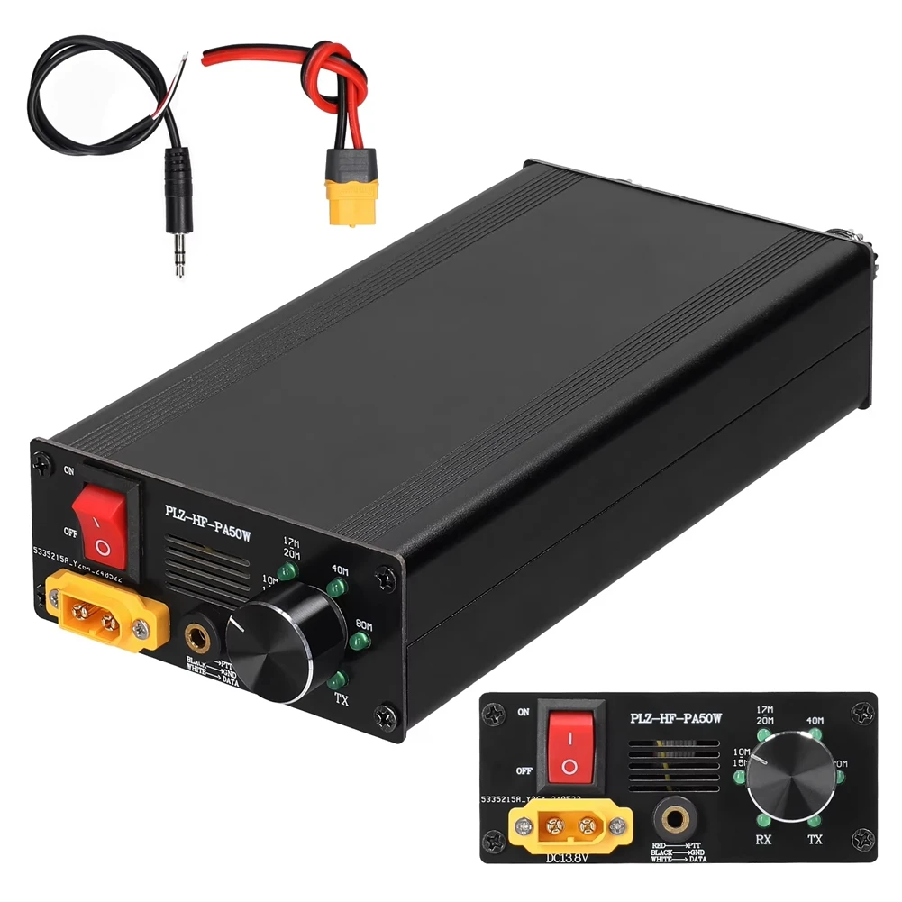 Y45A-50W Portable Shortwave Power Amplifier With 4-Gear LPF Automatic Transmit And Receive Switching For Multiple Protocols